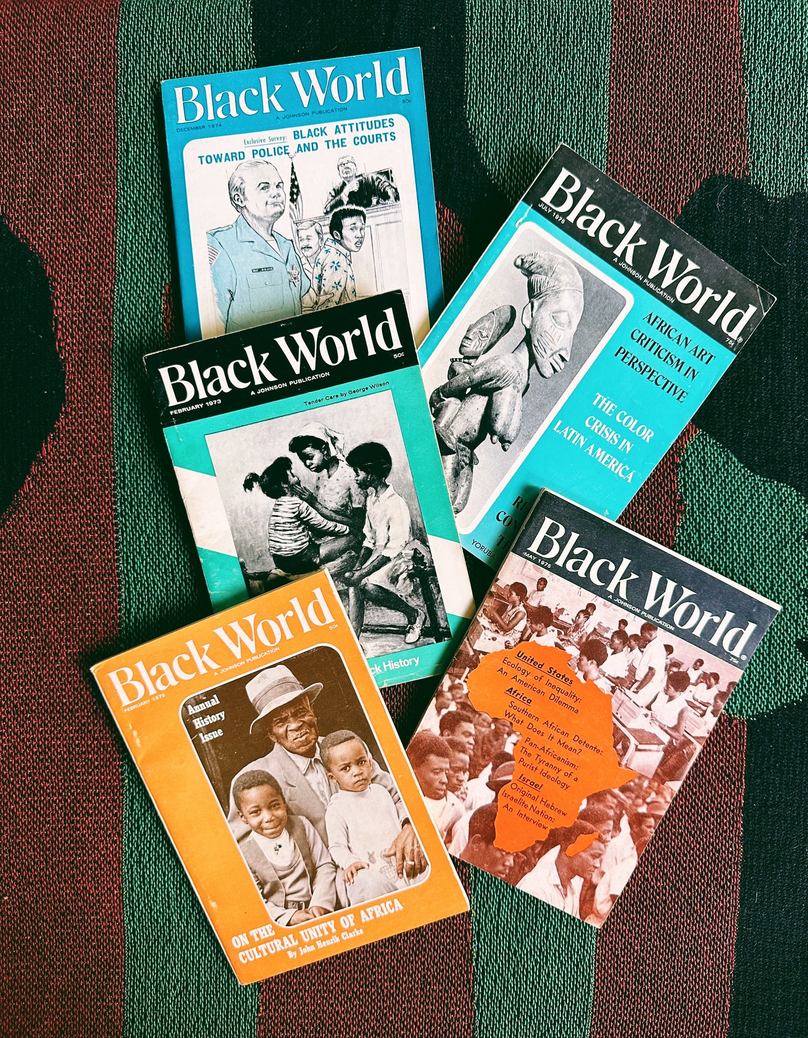 Vintage Black World Magazine // Please Select