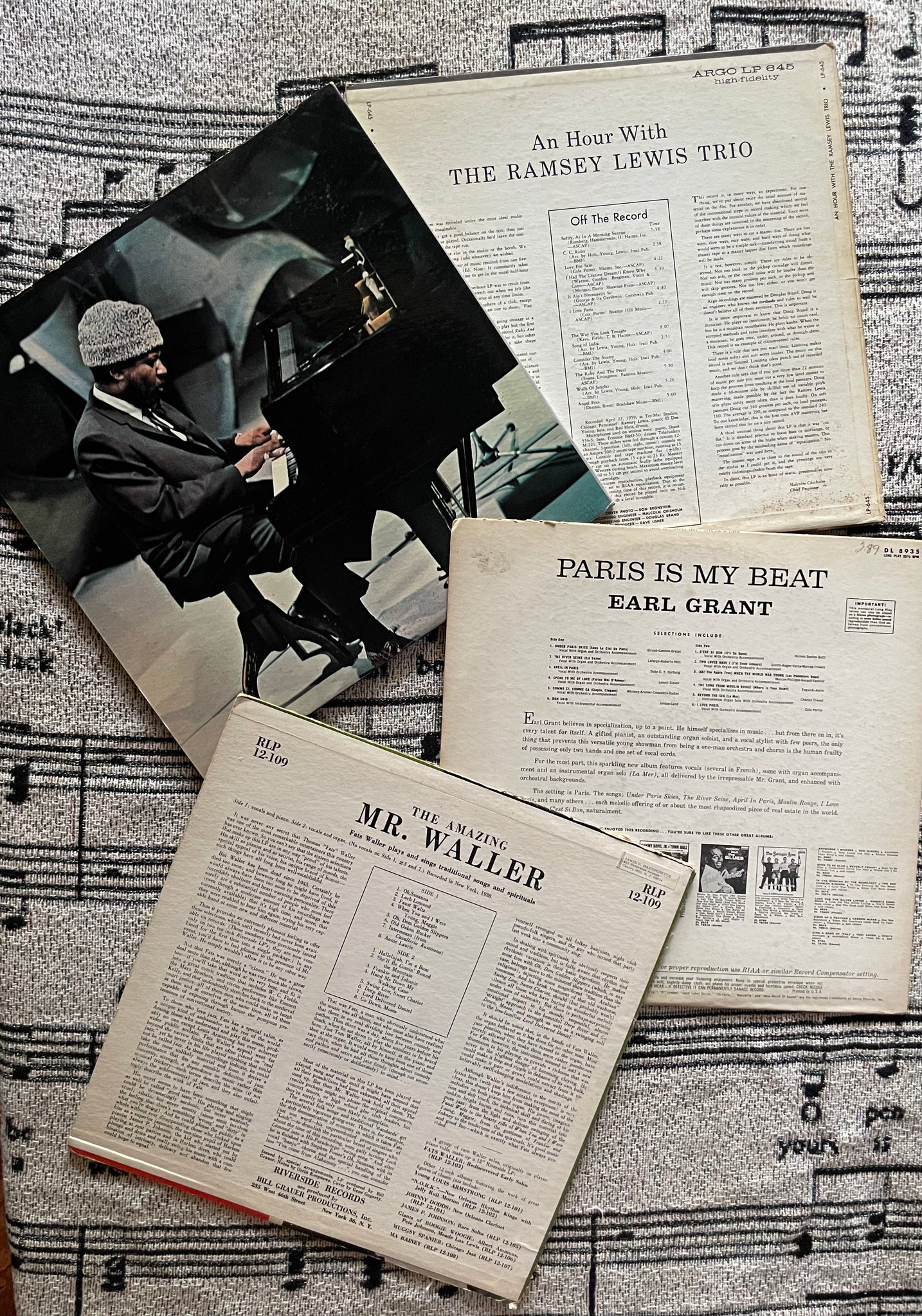Vintage Assorted Jazz & Blues Vinyl Records (Please Select)