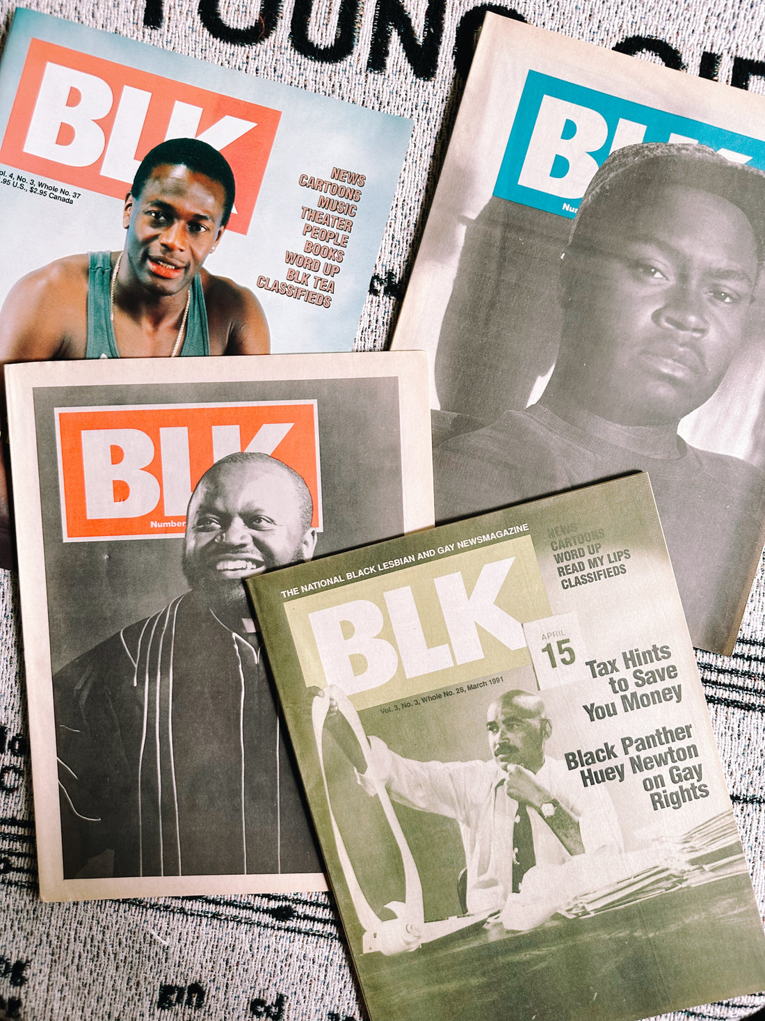Vintage Issue of "BLK: The National Black Lesbian and Gay Newsmagazine" (Please Select)