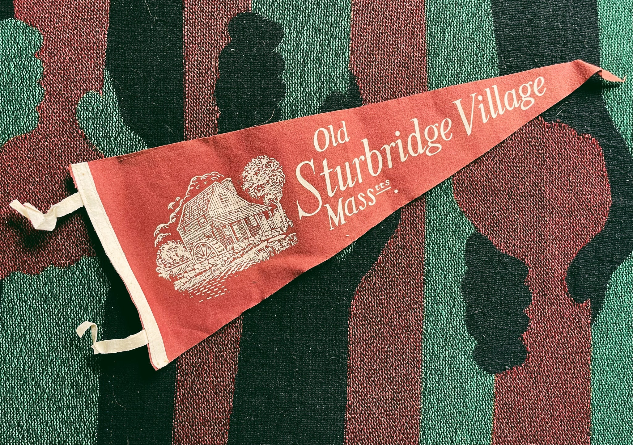 Vintage Sturbridge, MA Travel Pennant (1960’s)