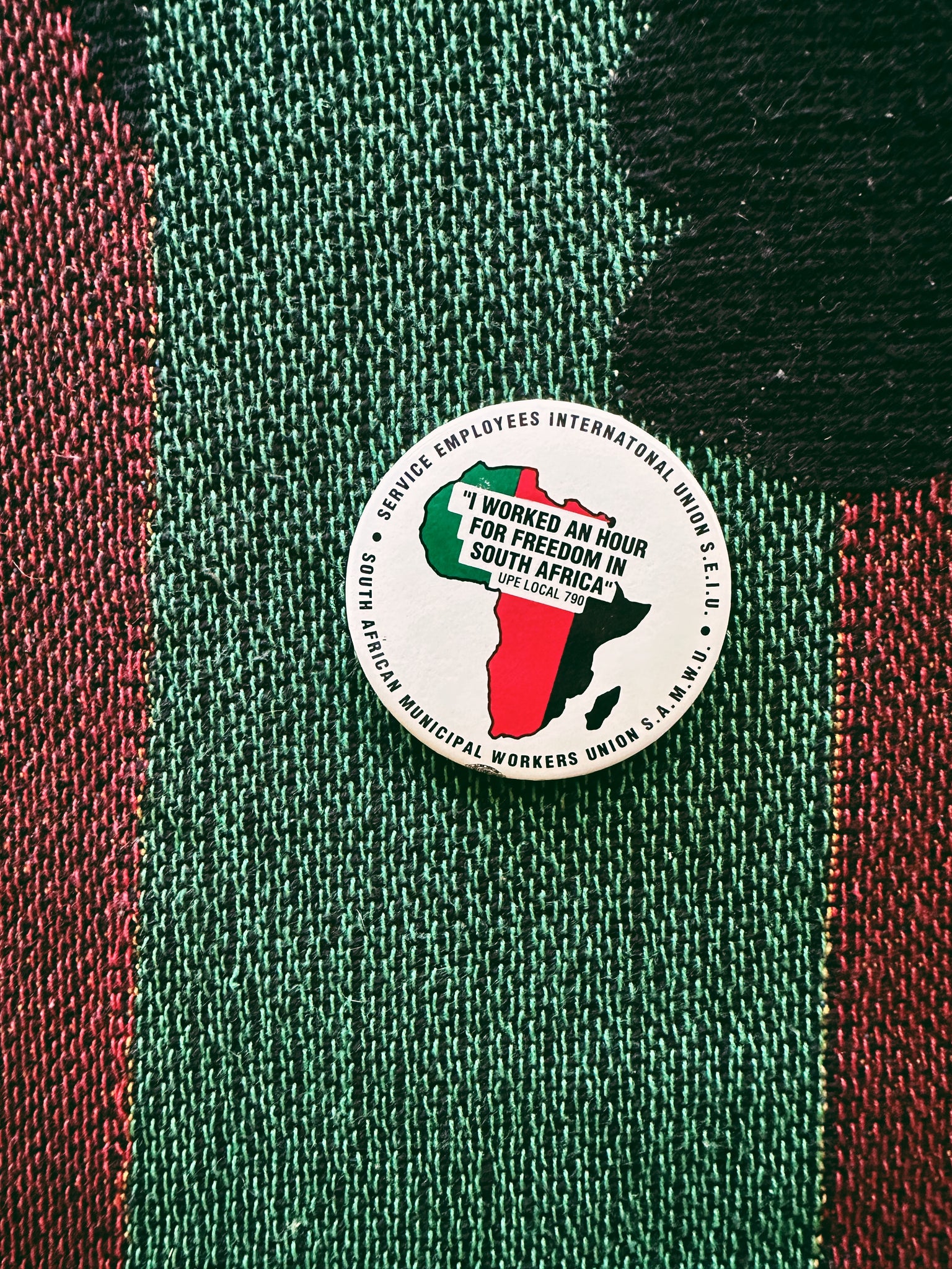 Vintage Afro-Liberation Political Pins (Please Select)