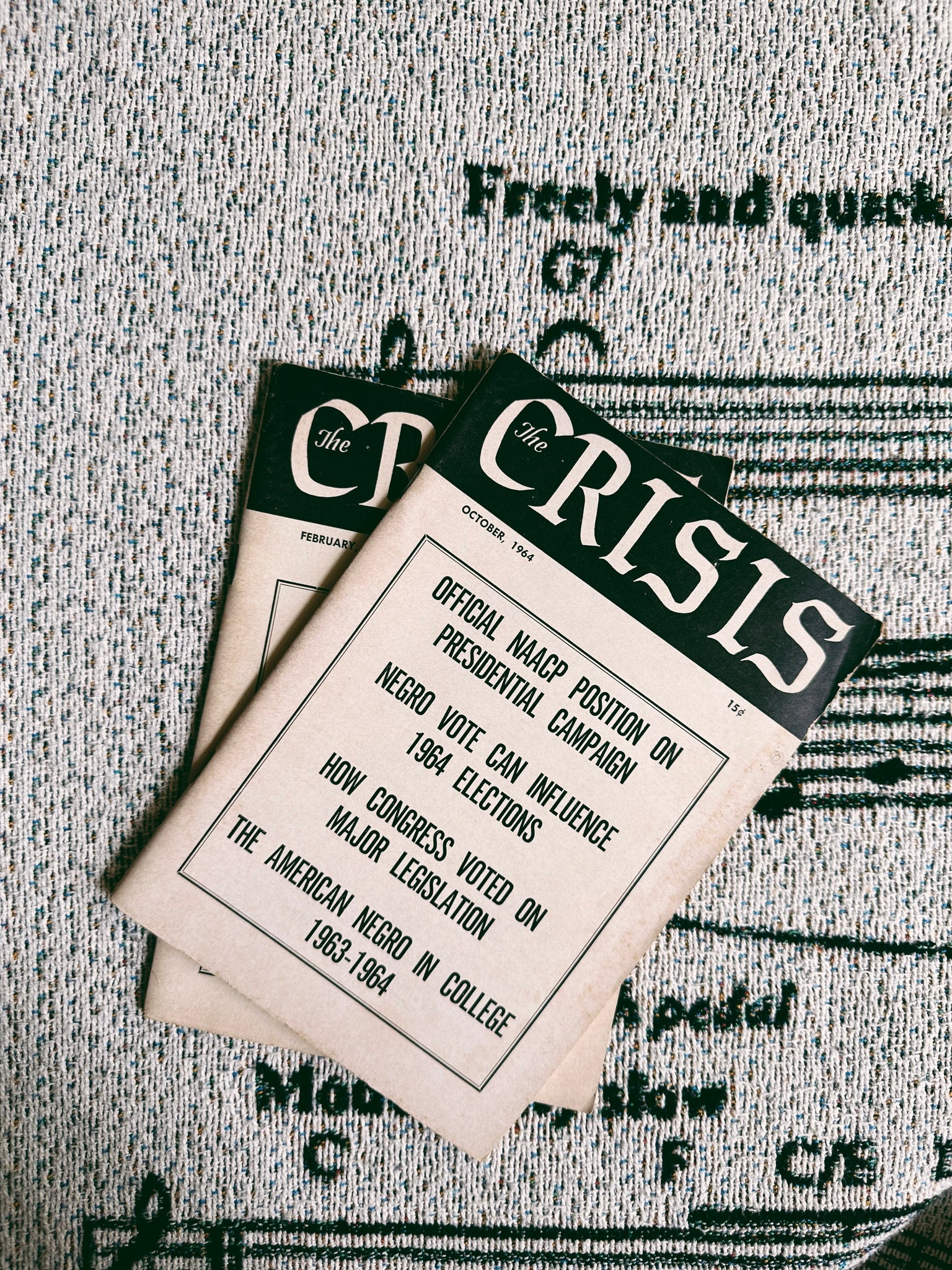 Vintage Rare NAACP Crisis Magazine Issues (Please Select)
