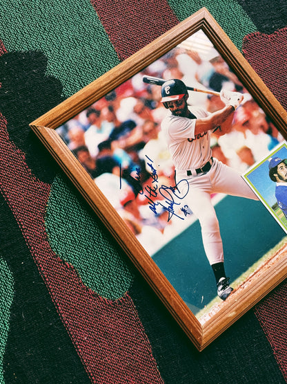 Vintage SIGNED Harold Baines Photograph