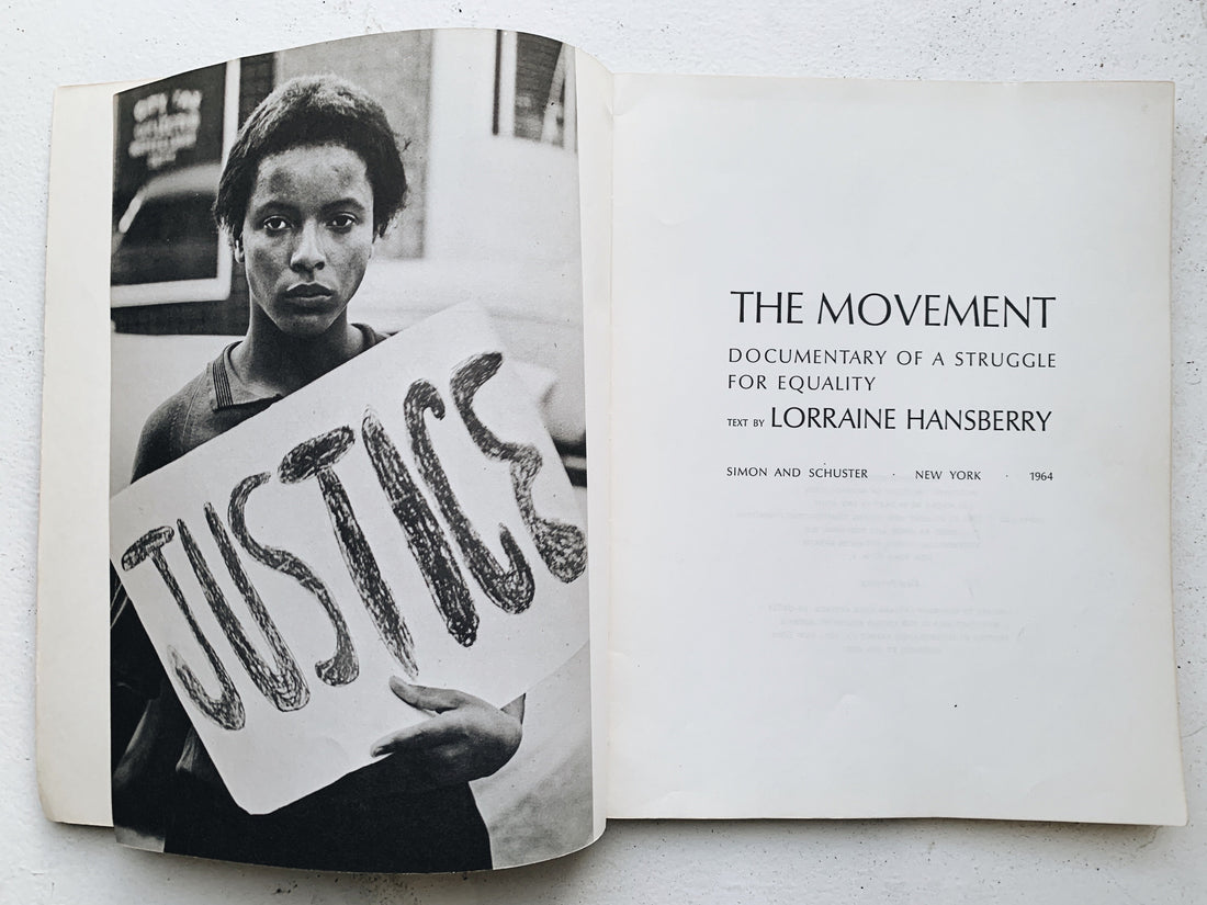 Vintage Rare Softcover “The Movement: Documentary of A Struggle For Equality&quot; by Lorraine Hansberry (First Edition, 1964)