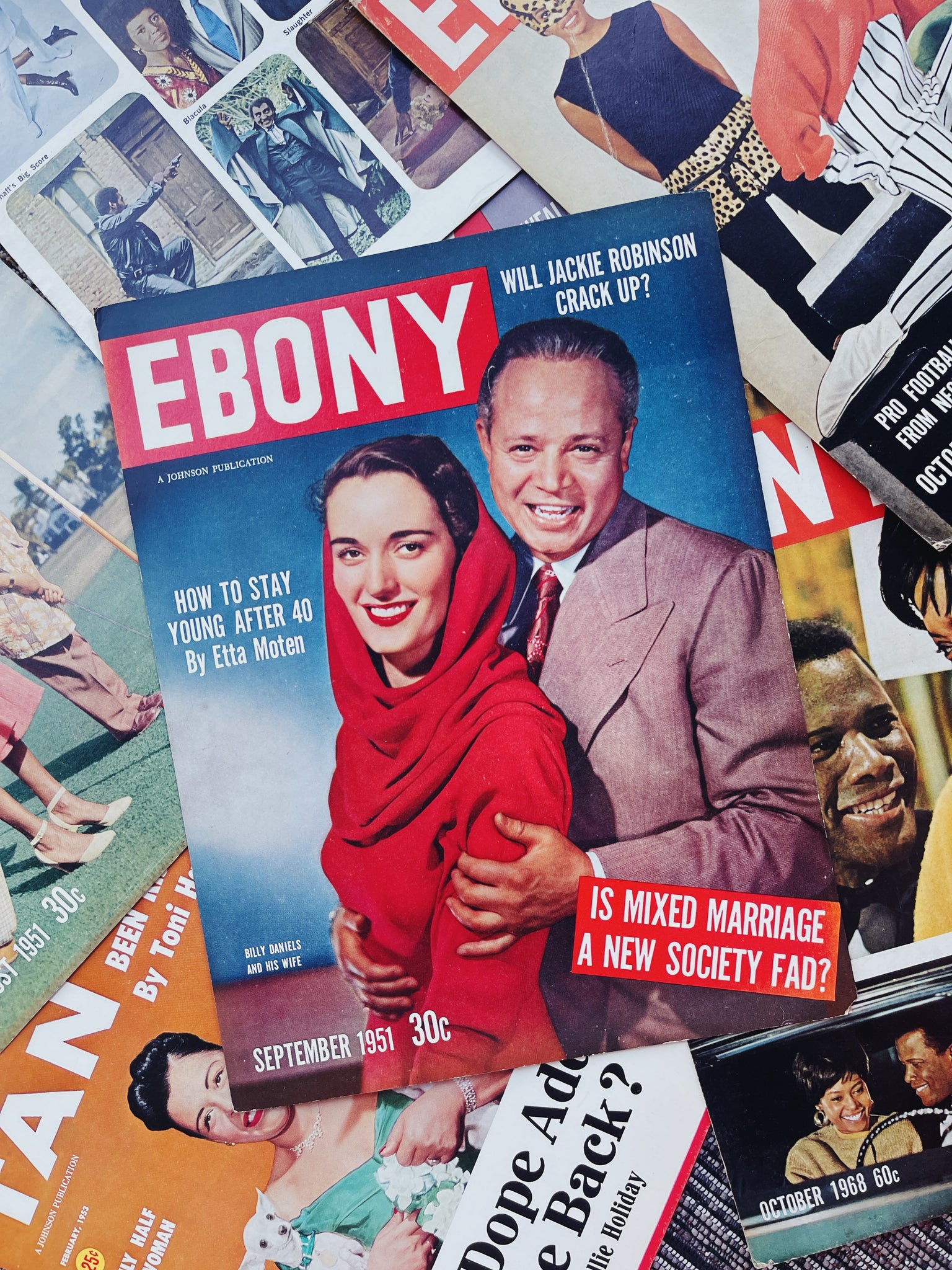 Vintage Rare Ebony Magazine Merchandising Display (1951)