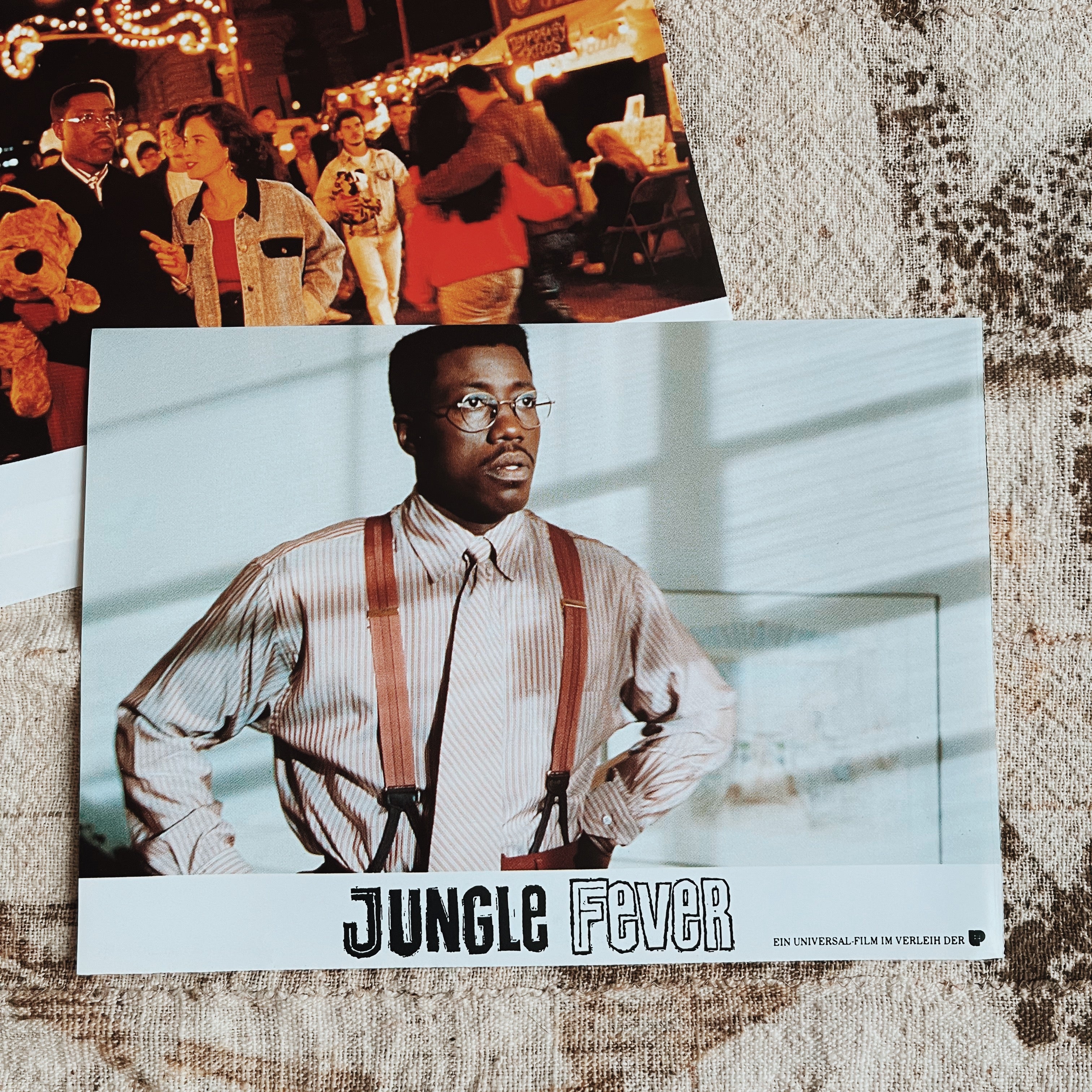 Vintage “Jungle Fever &quot; Promo Lobby Card Prints (German, 1991)