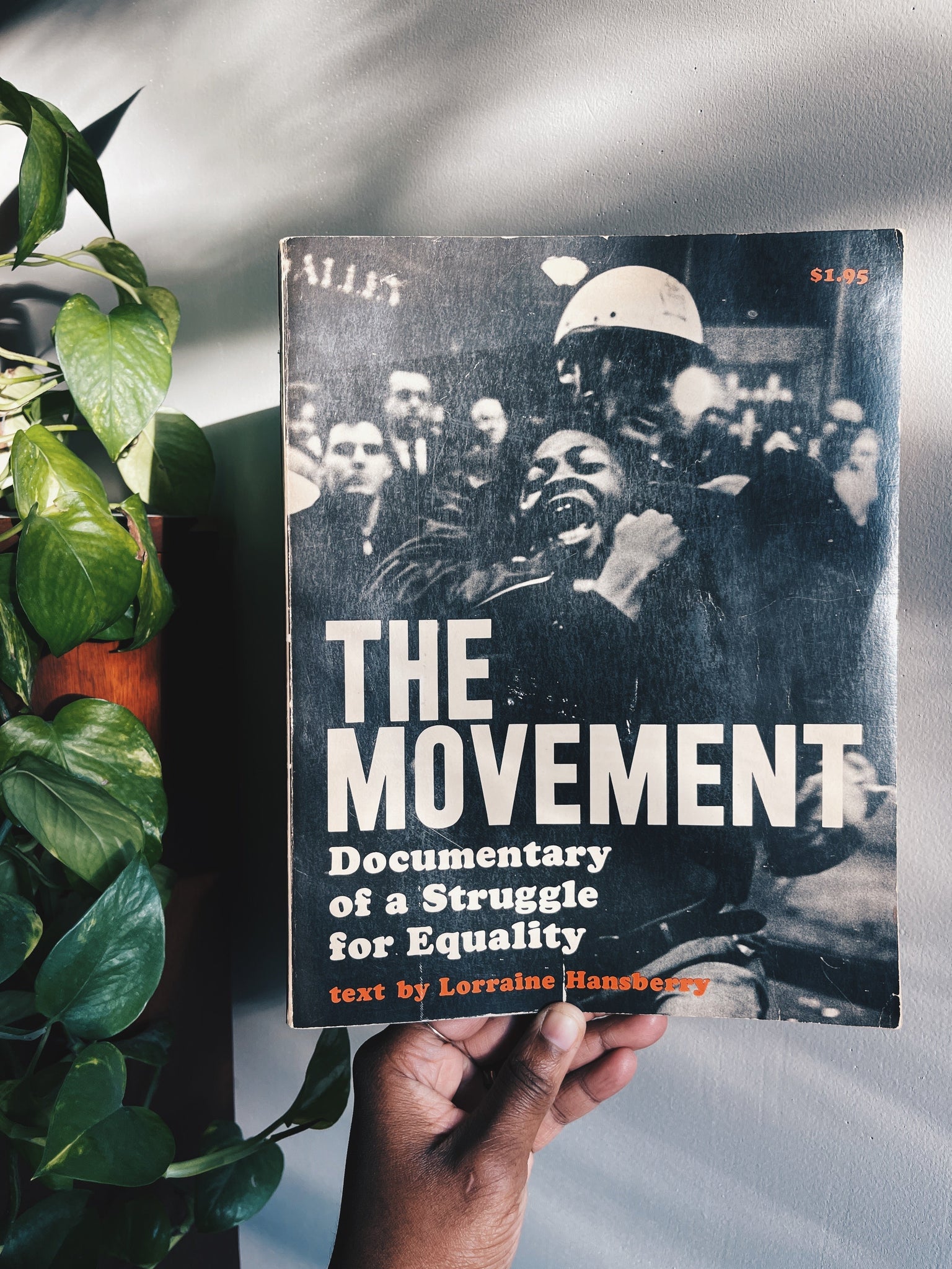 Vintage Rare Softcover “The Movement: Documentary of A Struggle For Equality" by Lorraine Hansberry (First Edition, 1964)
