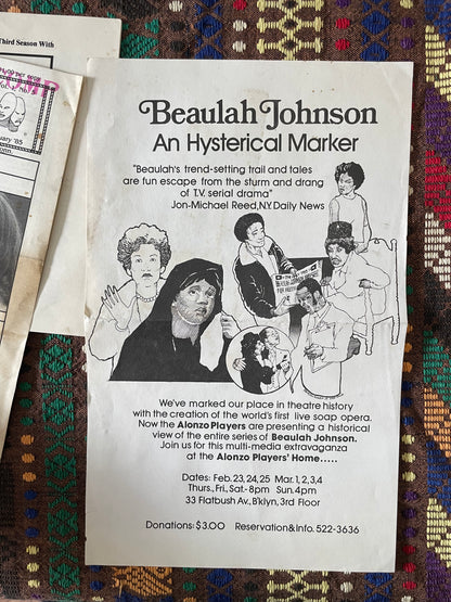 Vintage Assorted Theater Ephemera Bundle