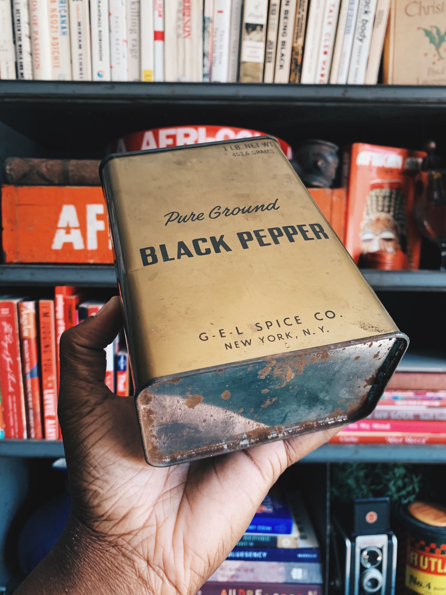 Vintage Black Pepper Tin (1950’s)