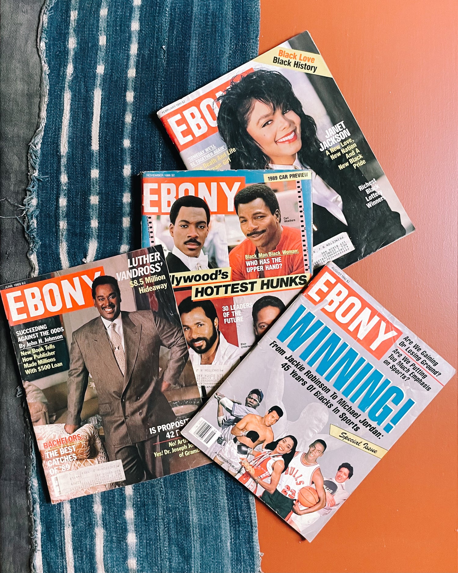 Vintage Ebony Magazines (Please Select)