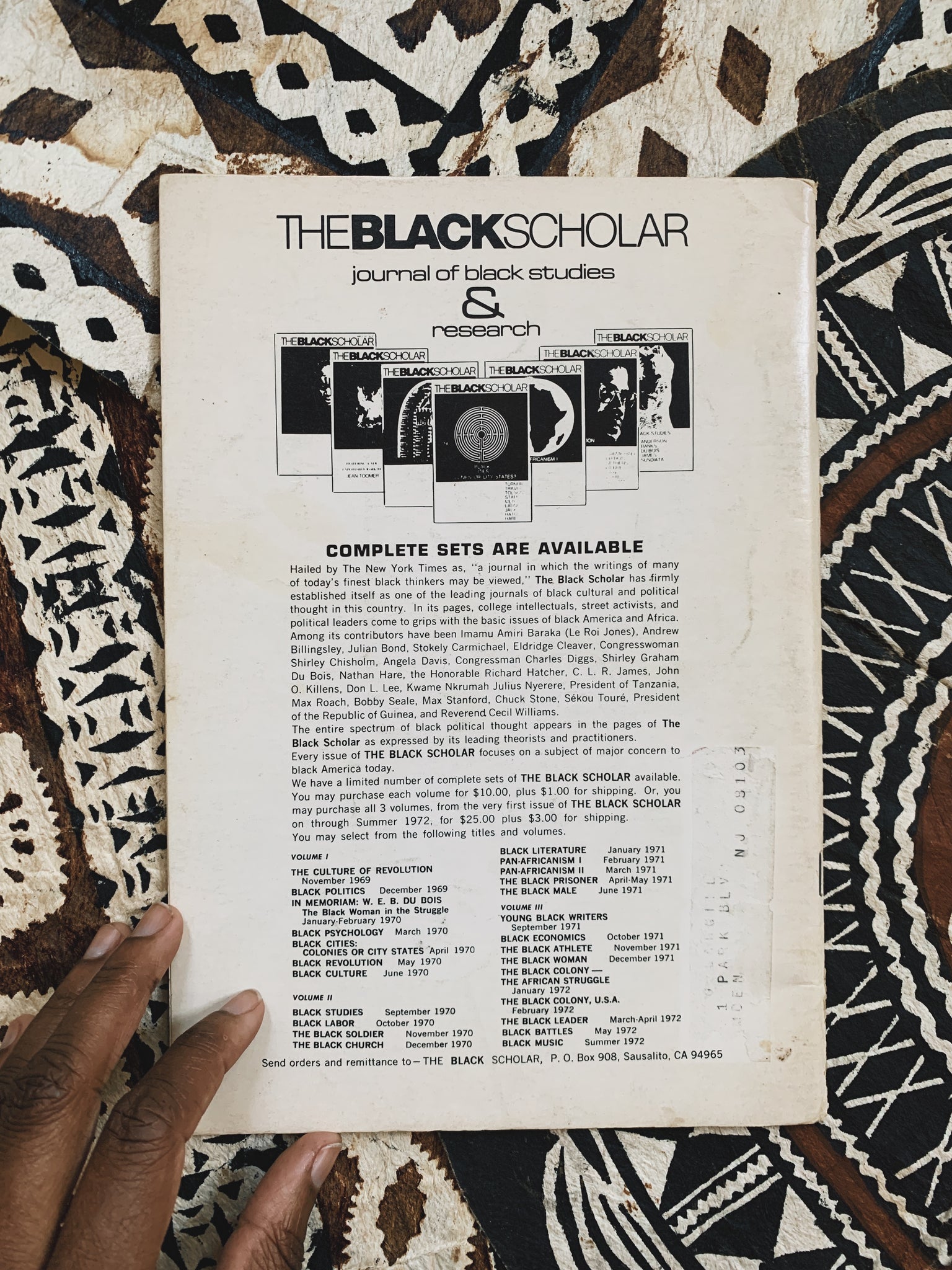 Vintage 1970's Black Scholar Journal // Pan-Africanism, The Caribbean & The Cuban Revolution