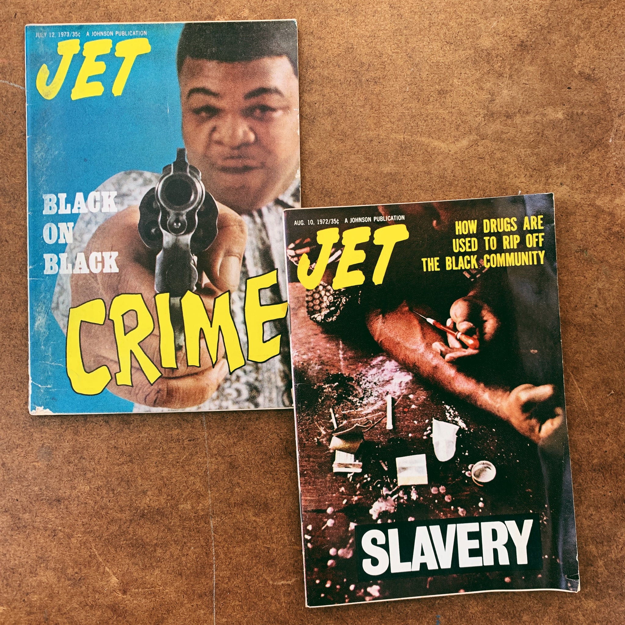 Vintage Jet Magazines // 70's Crime & Drug Issues (Please Select)