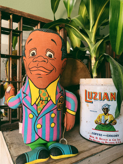 Vintage Flip Wilson Double-Sided Toy Doll by Shindana Toys (1970)