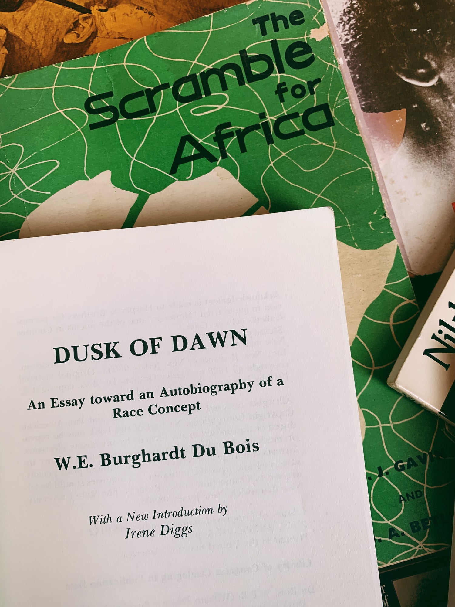 Vintage Softcover &quot;Dusk of Dawn: An Essay Toward an Autobiography of a Race Concept” by W.E.B. DuBois (1984)
