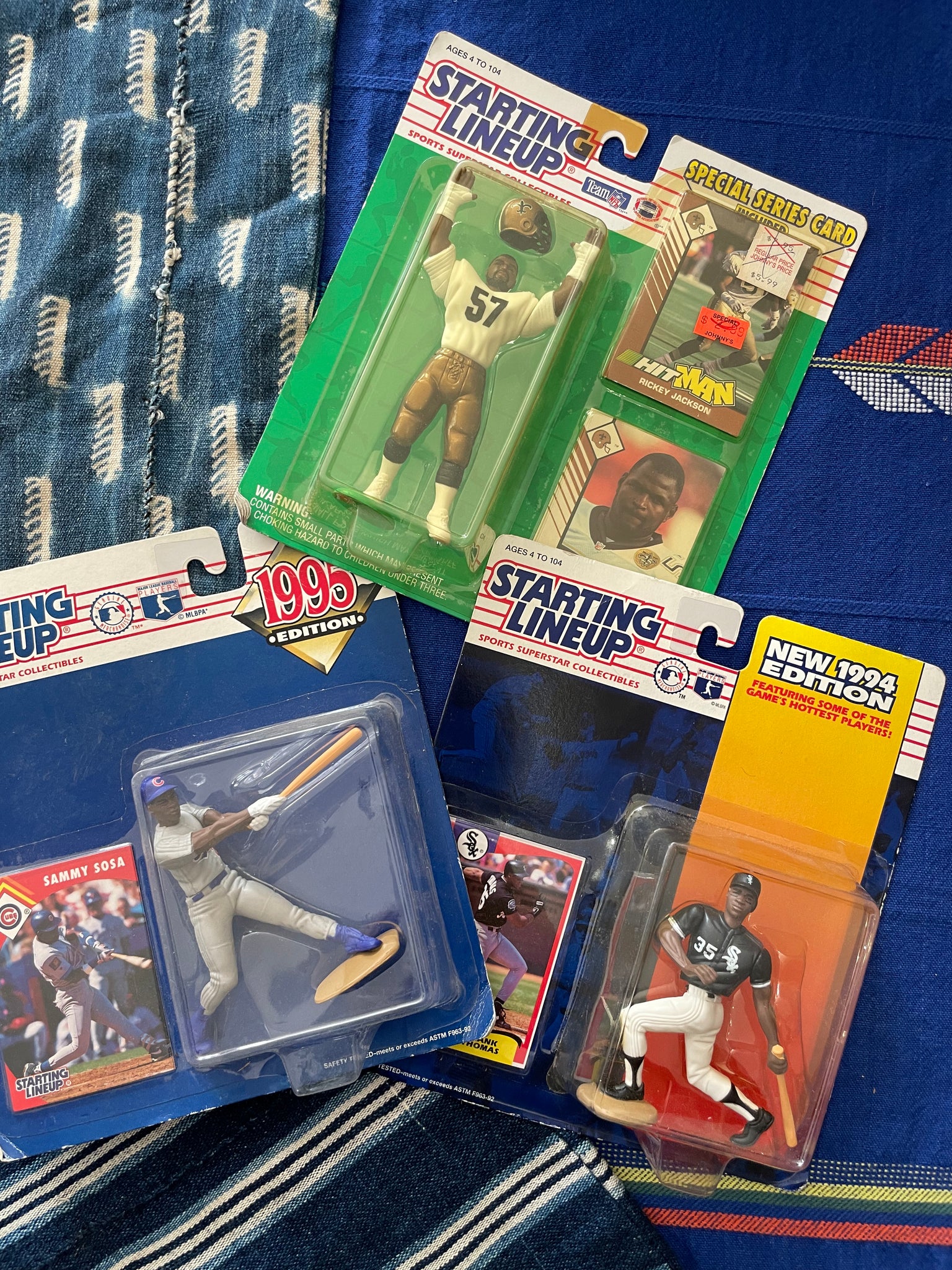 Vintage Starting Lineup Toys// Assorted Players (1990’s)