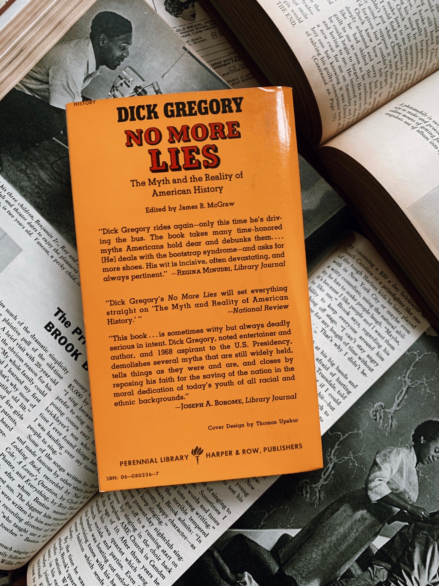 Vintage Paperback &quot;No More Lies&quot; by Dick Gregory (1972)