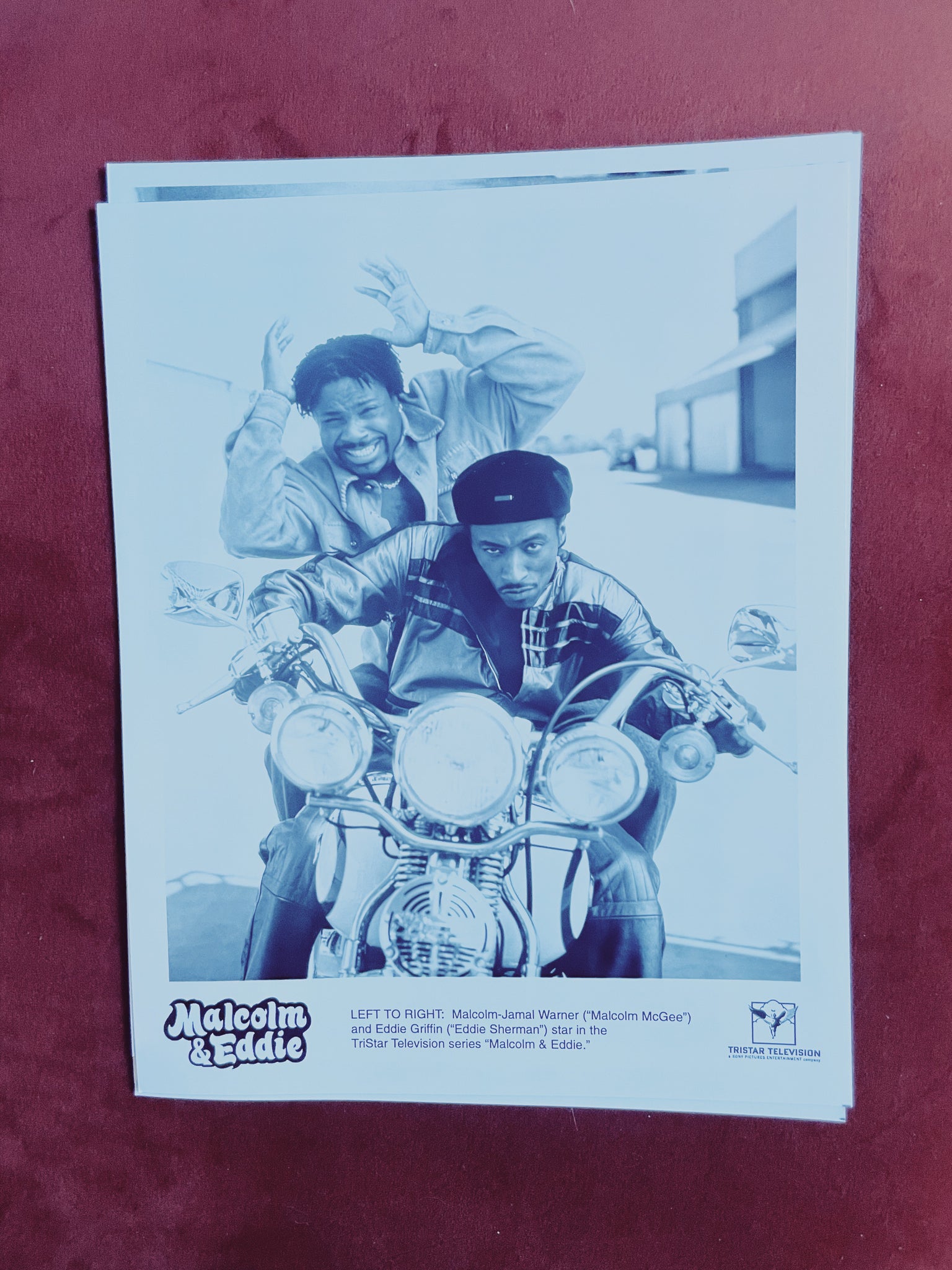 Vintage “Malcolm & Eddie” TV Studio Still / Photo Bundle