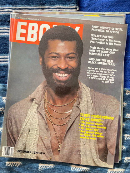 Vintage Ebony Magazine Laminated Cover (Please Select)