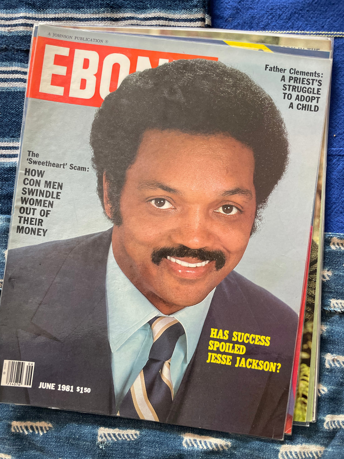 Vintage Ebony Magazine Laminated Cover (Please Select)