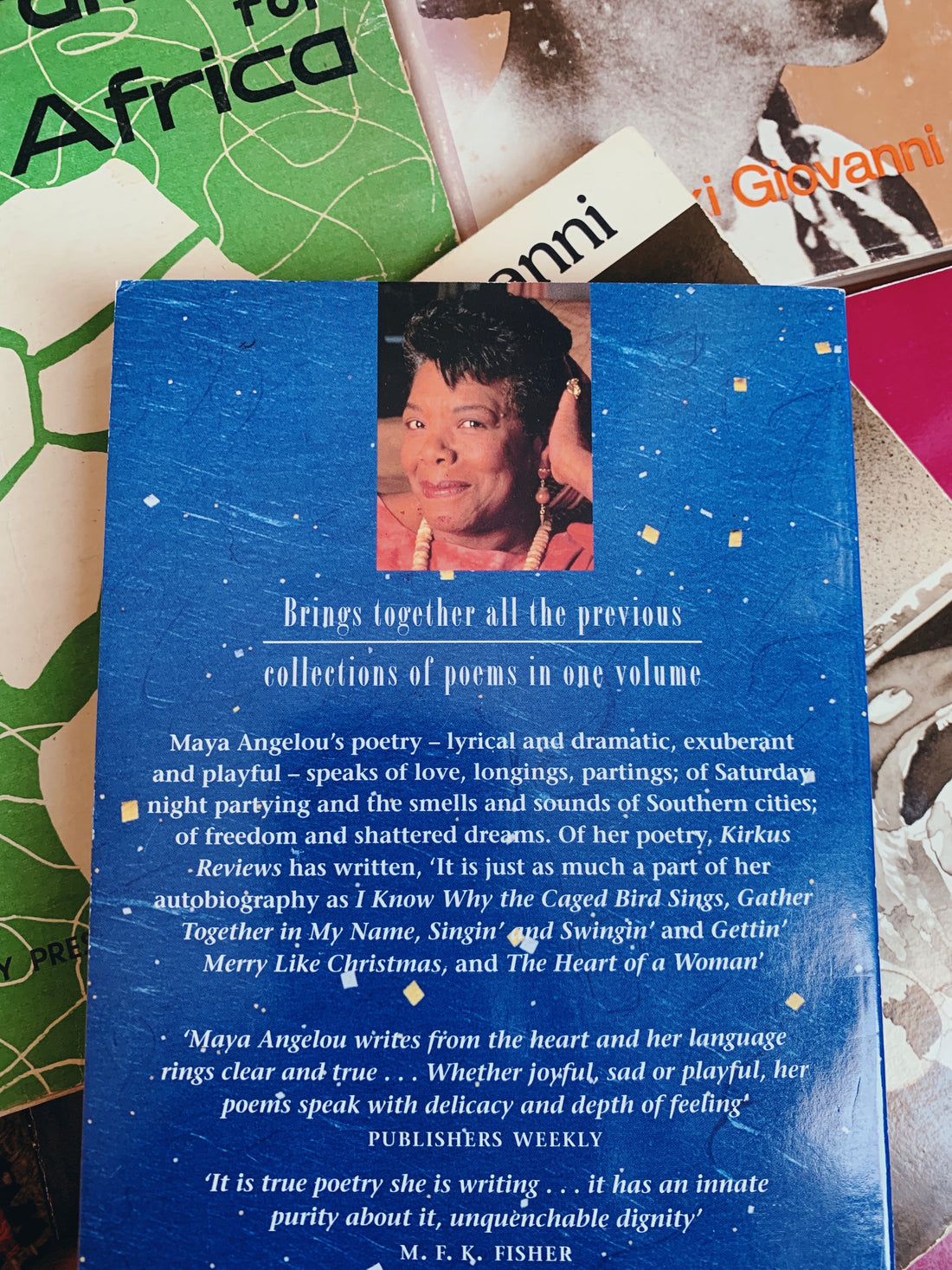 Vintage Softcover &quot;The Complete Collected Poems of Maya Angelou” (1995)