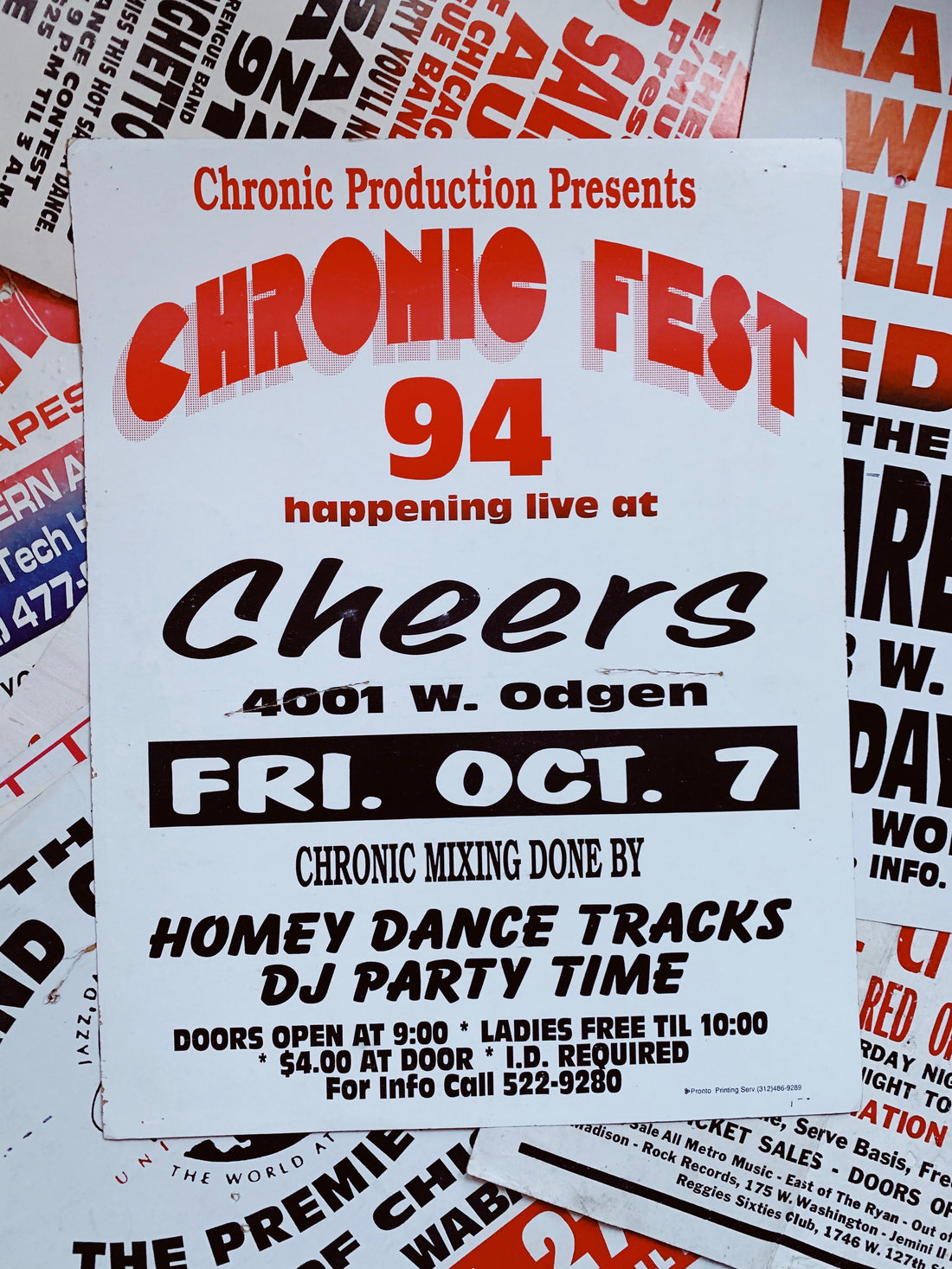 Original Chicago House Party Poster (1990’s)