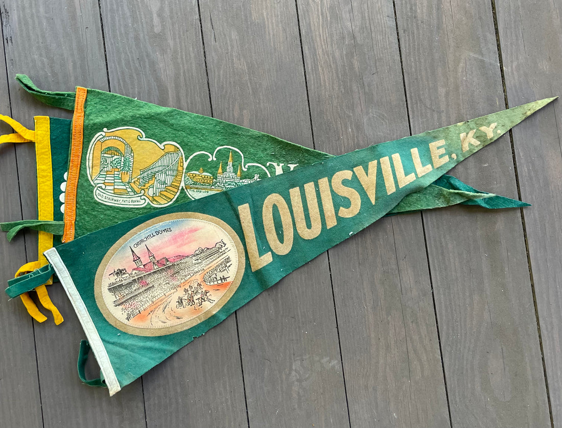 Vintage Travel/Souvenir Pennants (Please Select)