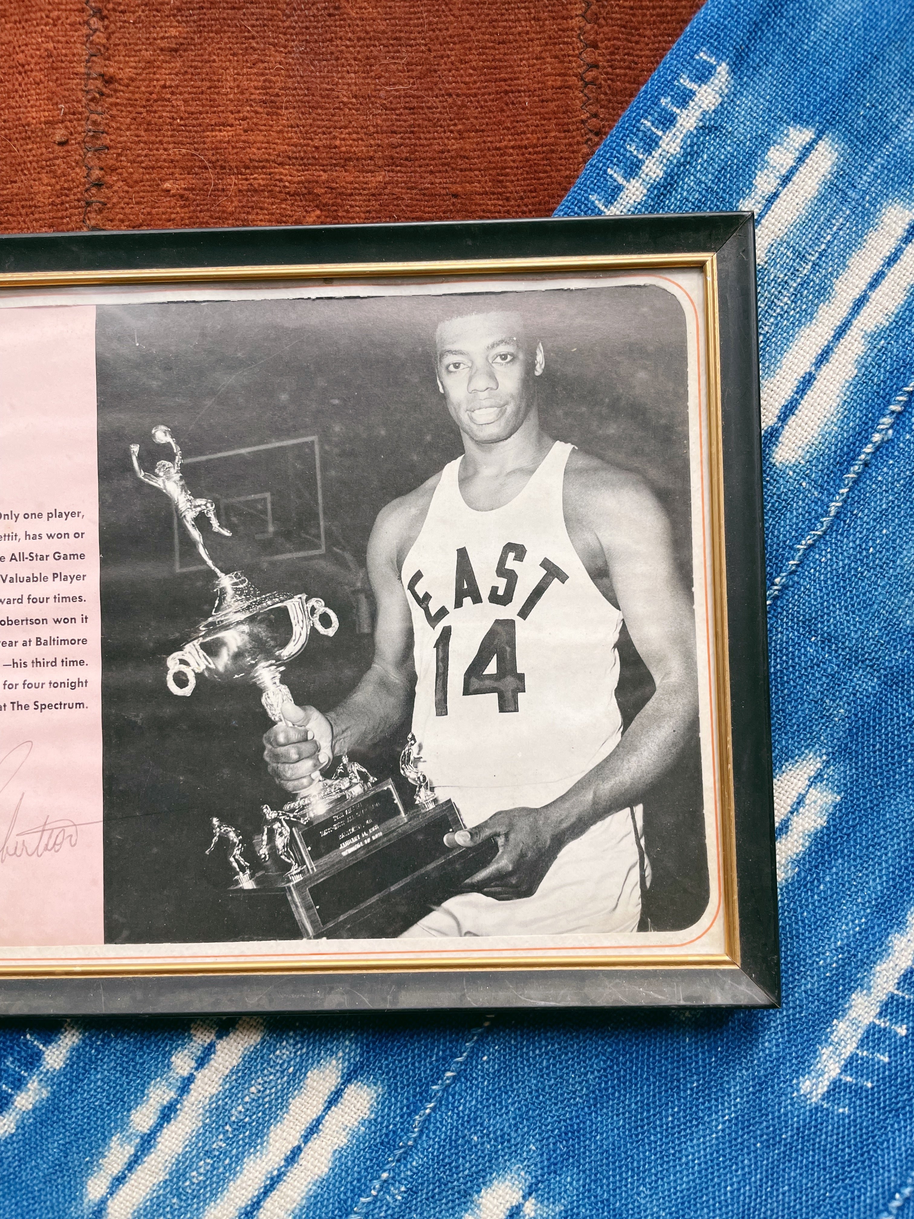 Vintage SIGNED Program by Basketball Star Oscar Peterson