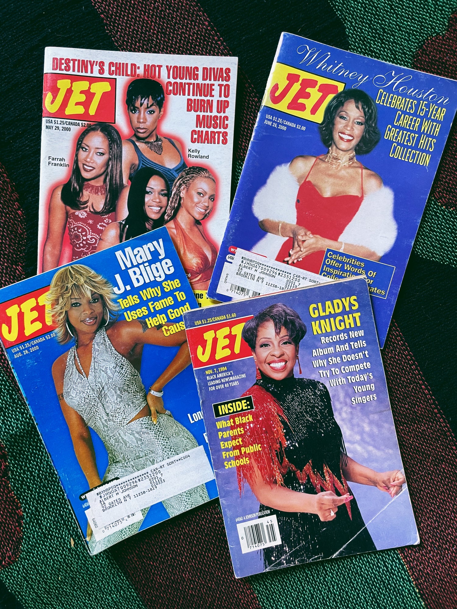 Vintage Jet Magazine // 1990’s2000’s Covers (Please Select) BLK MKT
