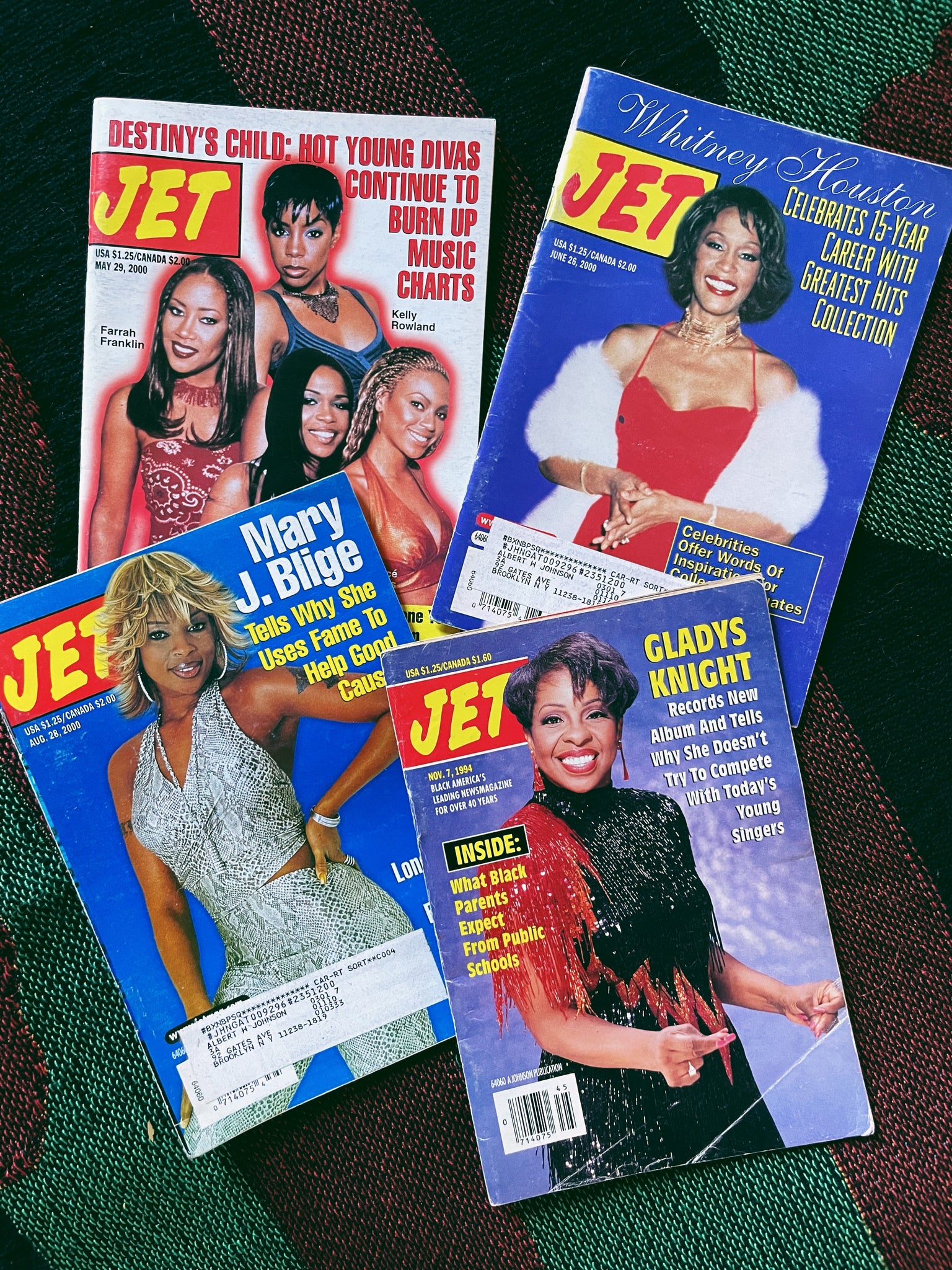 Vintage Jet Magazine // 1990’s-2000’s Covers (Please Select)