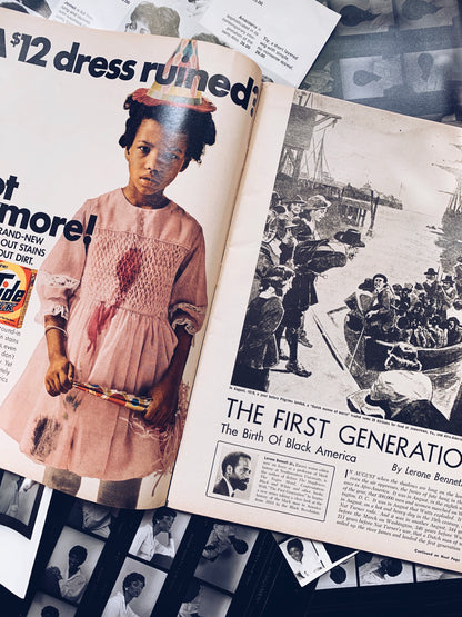 Vintage Ebony Magazine // Dr. Betty Shabazz &amp; Malcolm X Cover Story (June 1969)