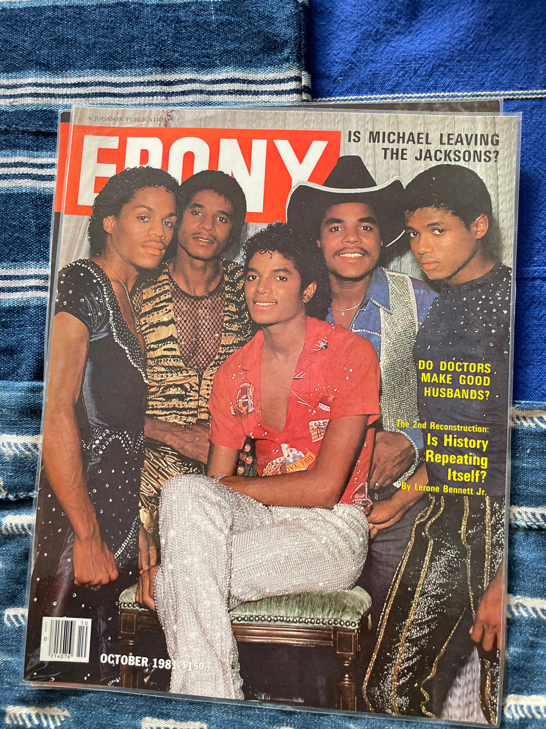 Vintage Ebony Magazine Laminated Cover (Please Select)