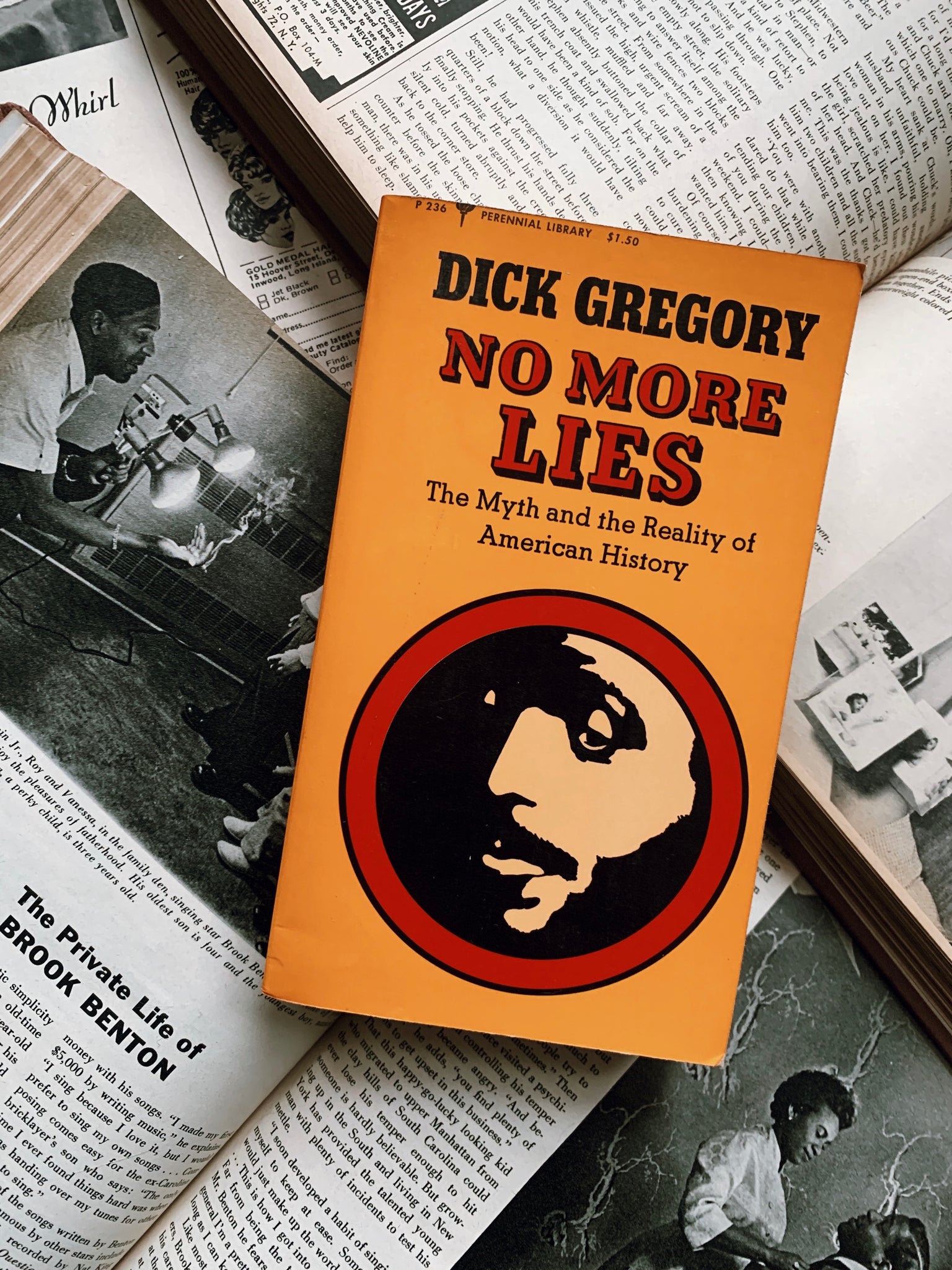 Vintage Paperback "No More Lies" by Dick Gregory (1972)