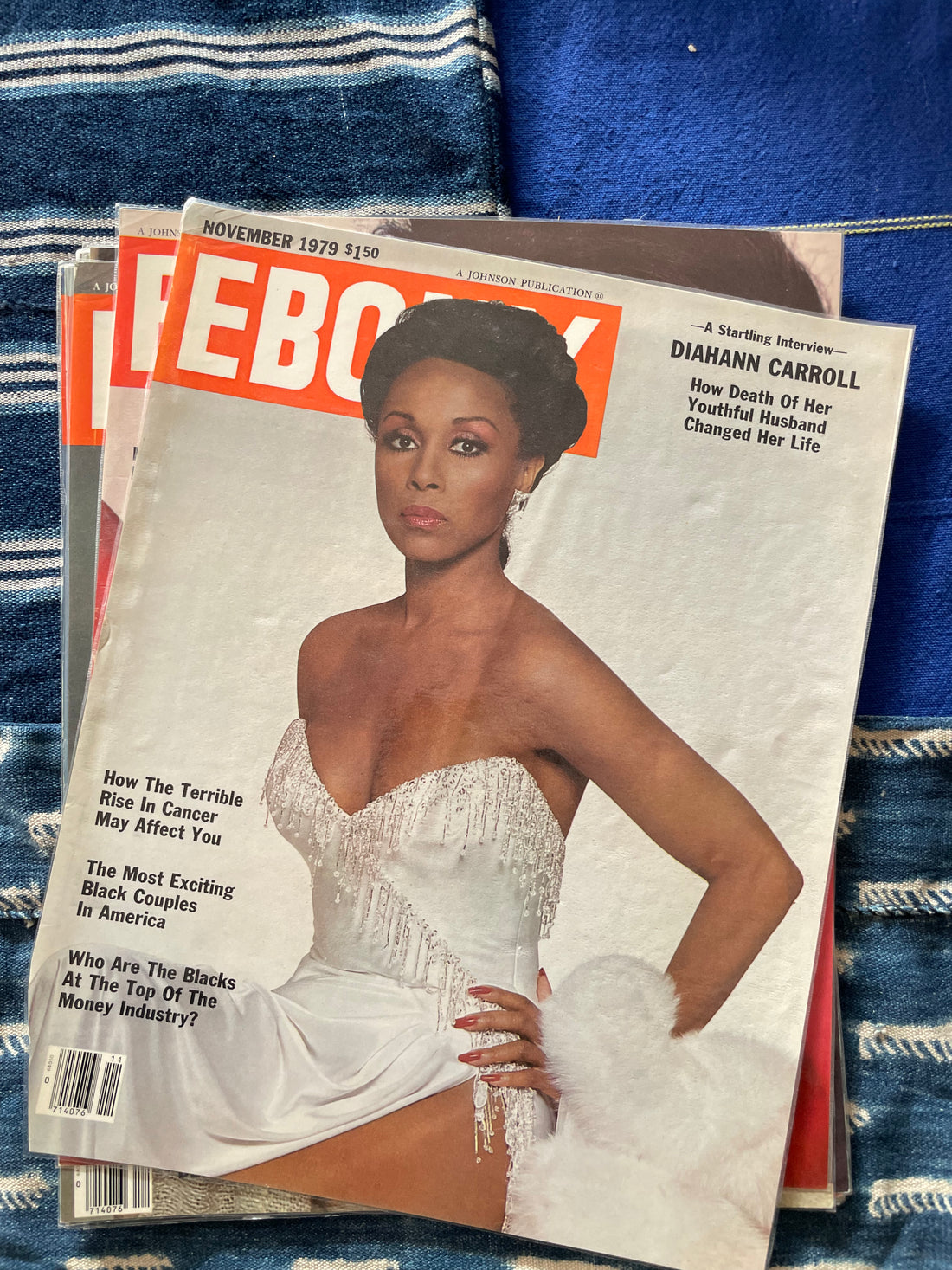 Vintage Ebony Magazine Laminated Cover (Please Select)