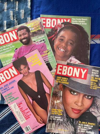 Vintage Ebony Magazine Issues (Please Select)