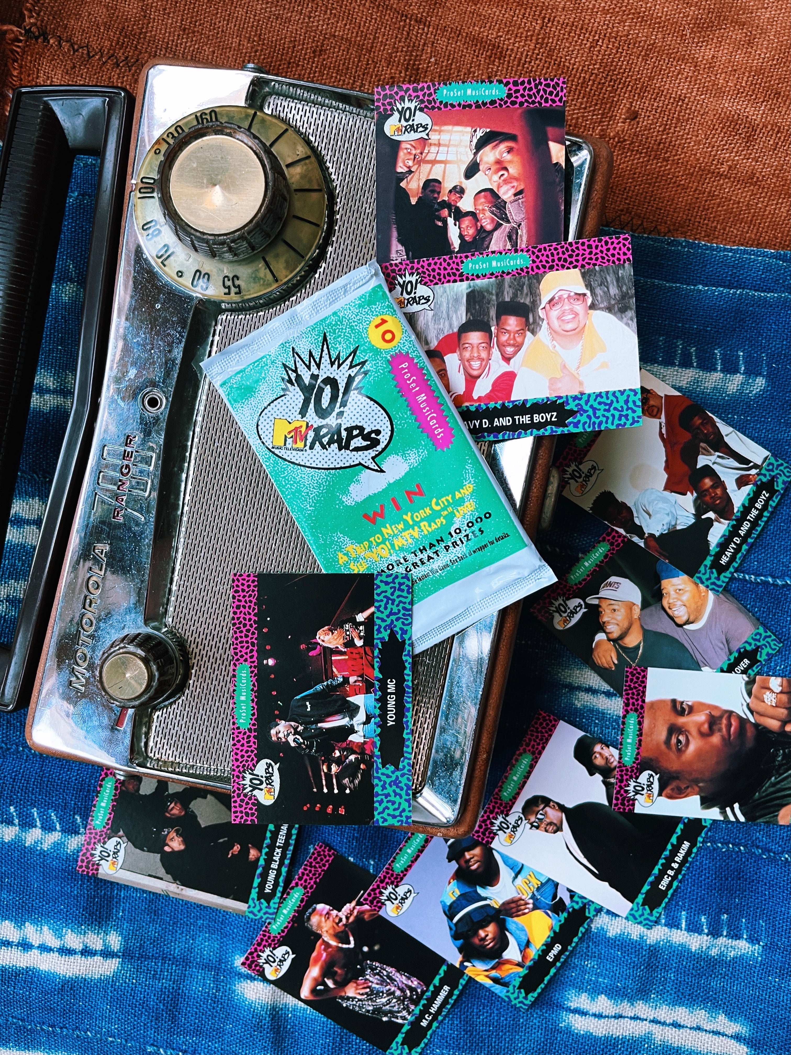 Vintage YO! MTV Raps Trading Card Packs (1990&