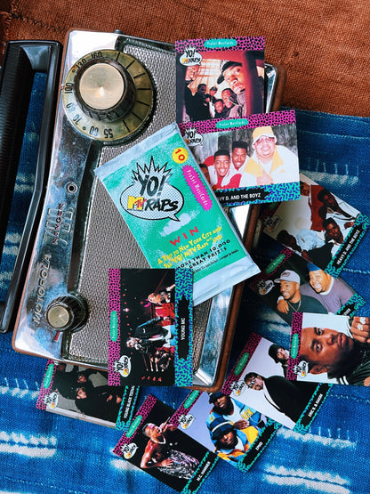 Vintage YO! MTV Raps Trading Card Packs (1990's) BLK MKT Vintage Vintage YO! MTV Raps Trading Card Packs (1990's) BLK MKT Vintage