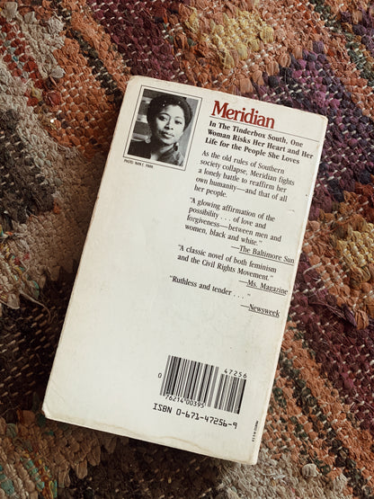 Vintage Softcover “Meridian” by Alice Walker (First Edition)