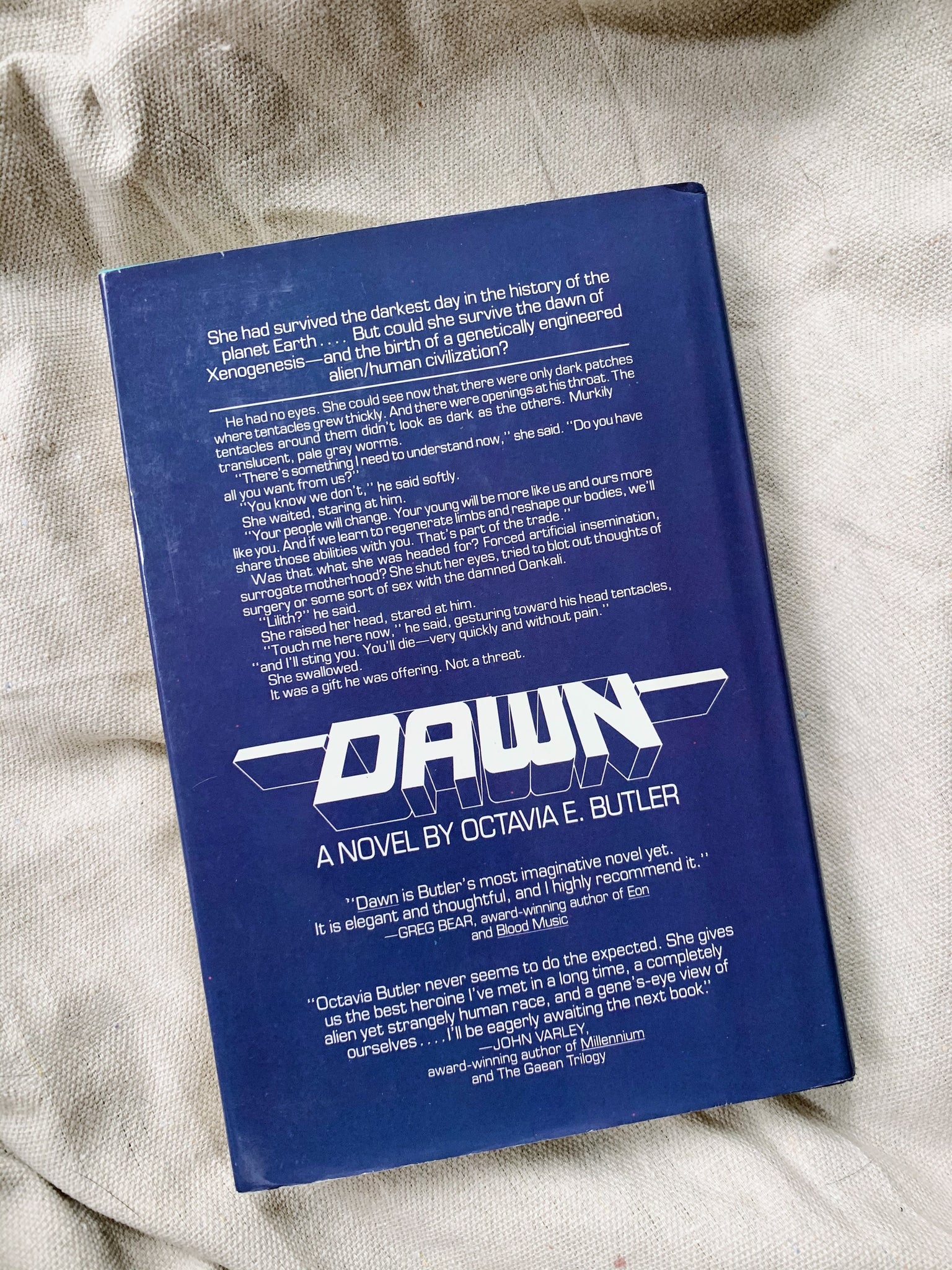 Vintage Hardcover “Dawn” by Octavia Butler (First Printing, 1987)