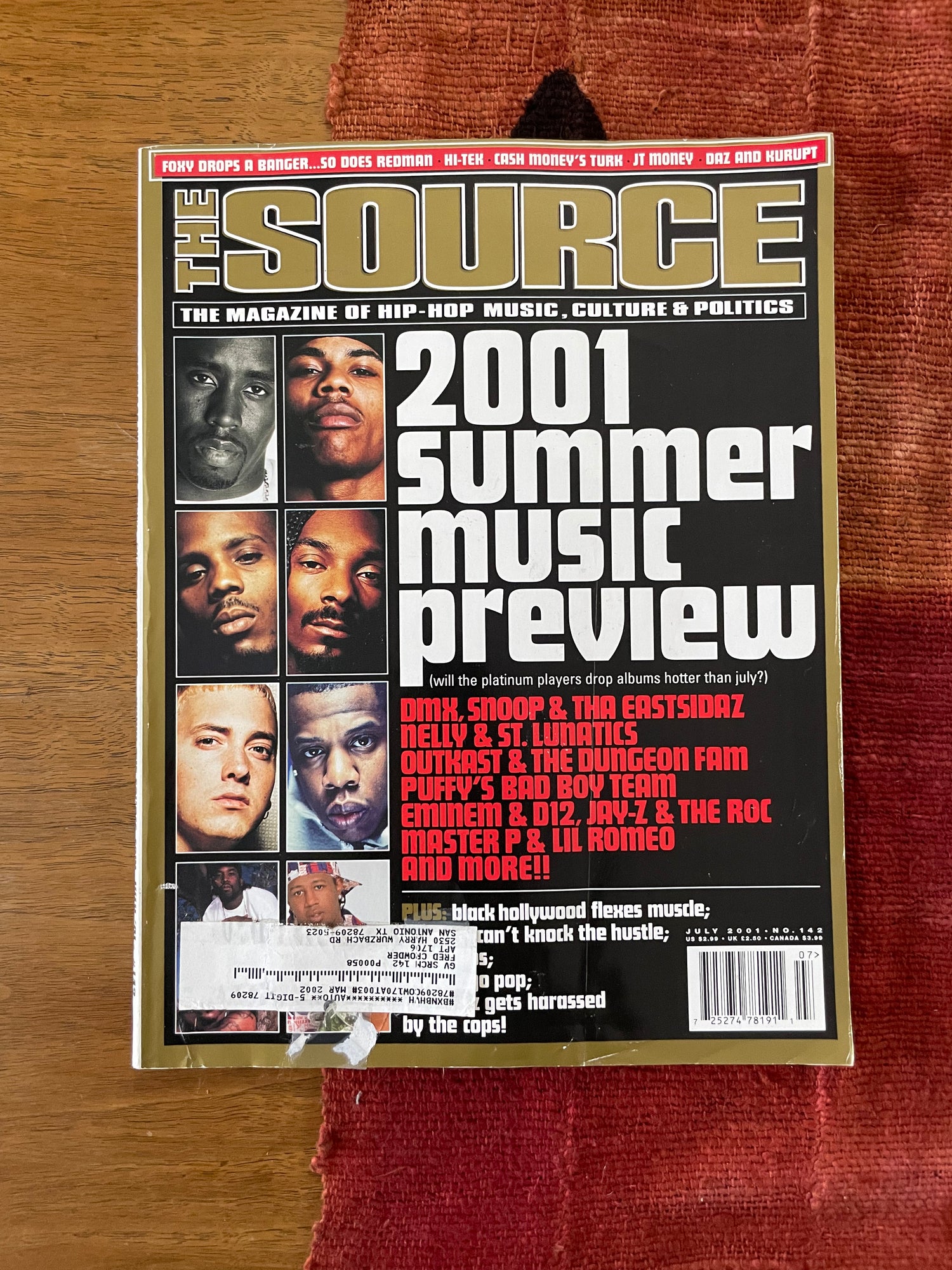 Vintage “The Source” Magazine (Please Select) – BLK MKT Vintage Vintage “The Source” Magazine (Please Select) – BLK MKT Vintage