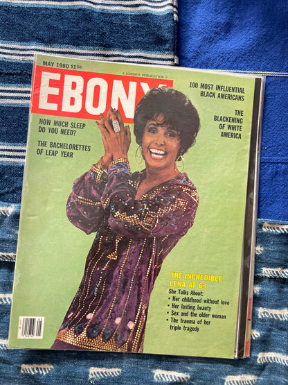 Vintage Ebony Magazine Laminated Cover (Please Select)