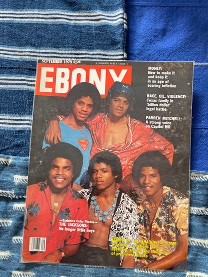 Vintage Ebony Magazine Laminated Cover (Please Select)