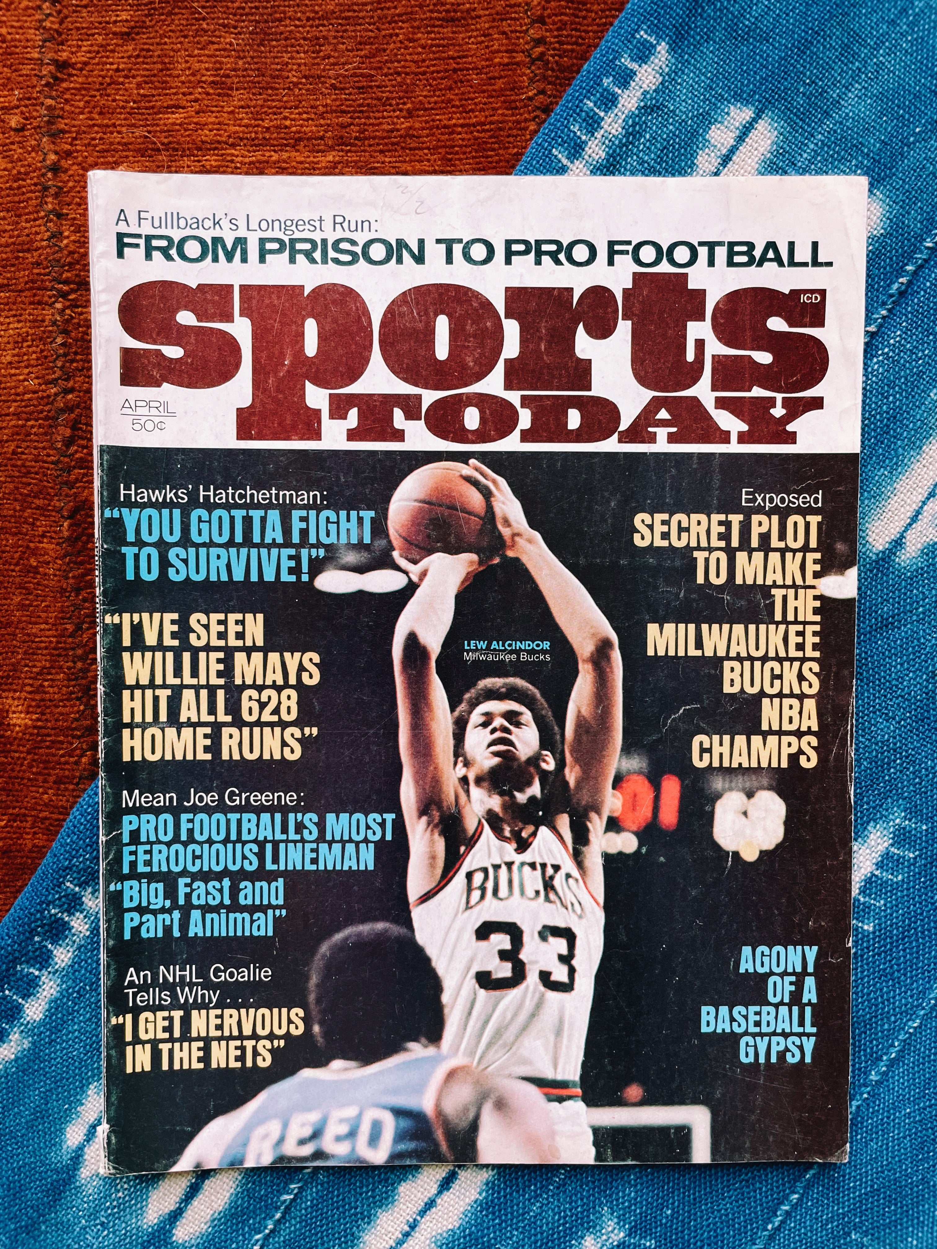 Vintage Sports Magazine Issues // Kareem Abdul Jabar (Please Select)