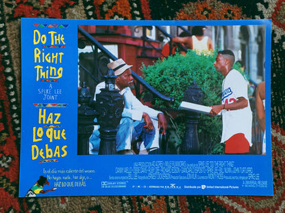 Vintage “Do The Right Thing&quot; Promotional Lobby Card Prints (Spanish, 1989)